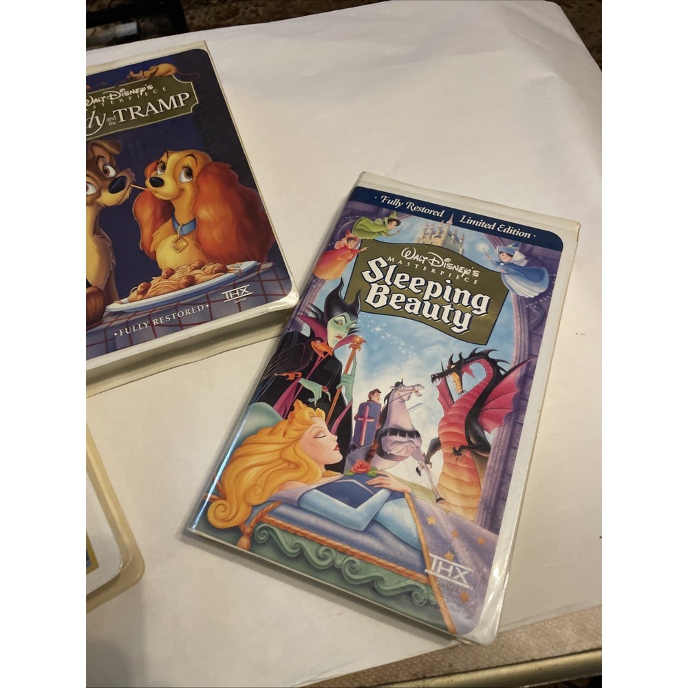 Disney VHS Classics Lot –Bambi, Lady And Tramp And Sleeping Beauty Fully Restore - Picture 4 of 7